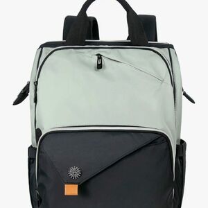 Chic Black and Gray Baby Bag